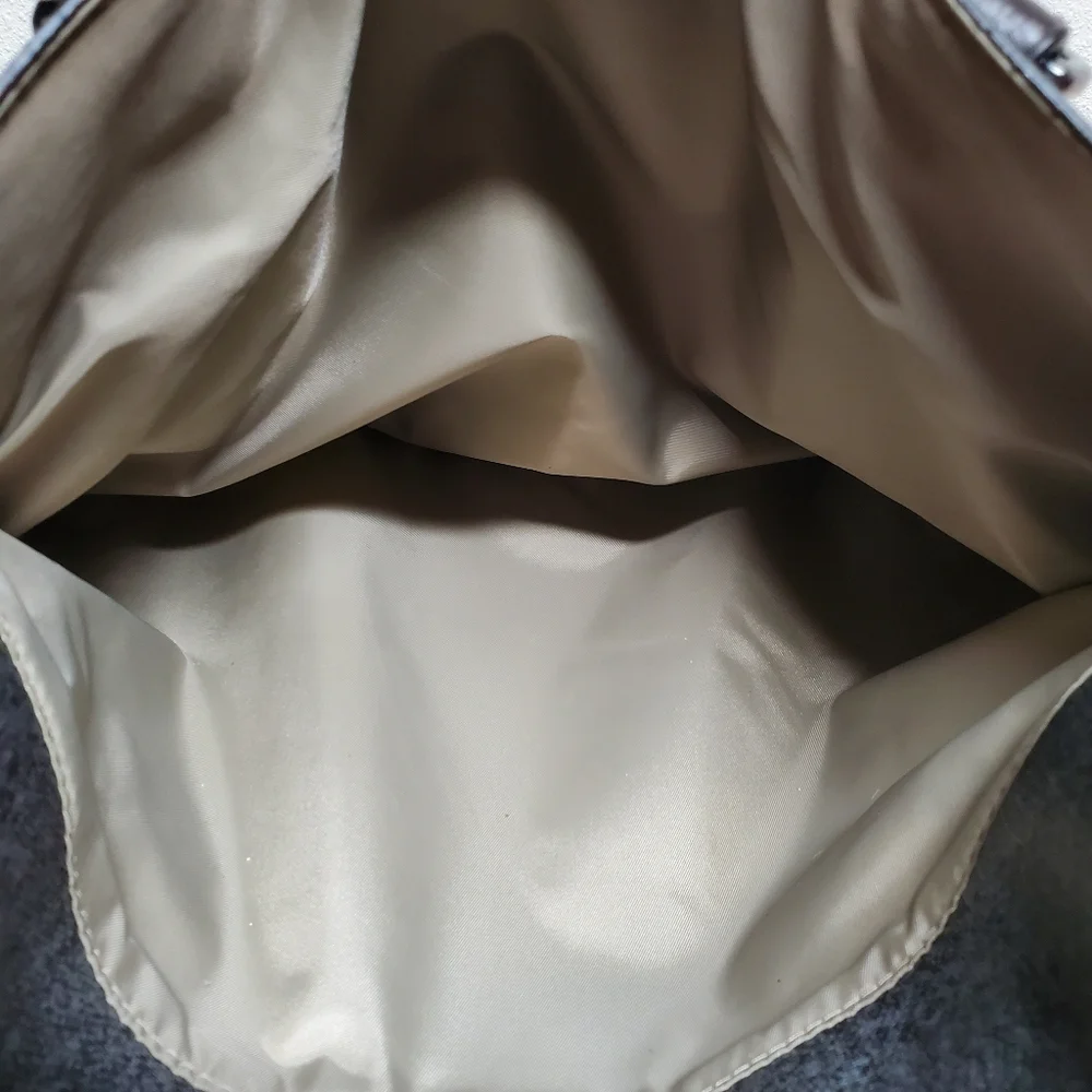 Tumi Villa Turin Earl Gray Dark Brown Women Business Tote Bag